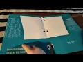 Teal Colored Five Star Four Pocket Folder Comes With Reference Guide
