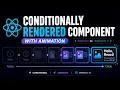 Show and Hide React Component with Animation - ReactJS