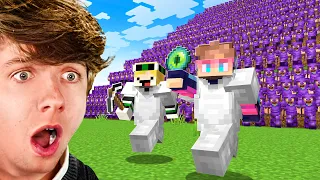 1000 Hunters vs Minecraft's Fastest Speedrunners