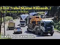 Download Lagu Supir Truck Trailer Bersandar Di Muatan Di Bukit Kodok.5 Unit Trailer Di Kawal,Truck Hampir Tumbang.