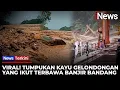Penampakan Tumpukan Kayu Gelondongan Ikut Terbawa Arus Banjir Bandang di Sumut | iNews Terkini
