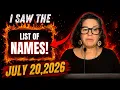 Tarot By Janine PROPHETIC WORD JULY 20 2026 - I Had Cold Sweat When I Saw The List