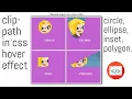 Clip Path Hover Effect in CSS Pure CSS Hover Effect Image Hover Effect in CSS Clip-path