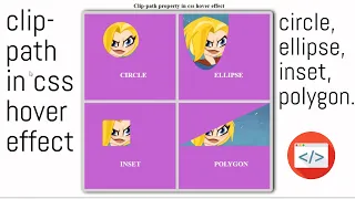 Clip Path Hover Effect in CSS Pure CSS Hover Effect Image Hover Effect in CSS Clip-path