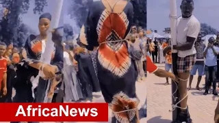 ghana arrests 3 people for flogging lovers over leaked sex tape
