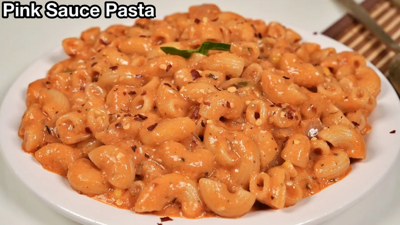 My Kids Love This Pink Sauce Pasta - Easy Pink Sauce Pasta Recipe   Pink Sauce Macaroni