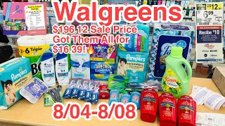 Walgreens Haul - P G Week 196 12 Sale Price Got them all for only 16 39