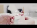 How to Knit Disappearing Loop Cast On Brooklyn Tweed