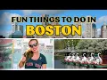 14 Fun Things to Do in Boston for First-time Visitors