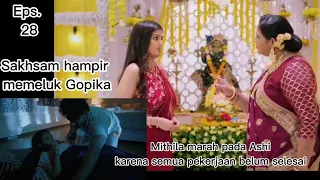 tera mera saath rahe episode 28 sakhsam hampir menimpa gopika