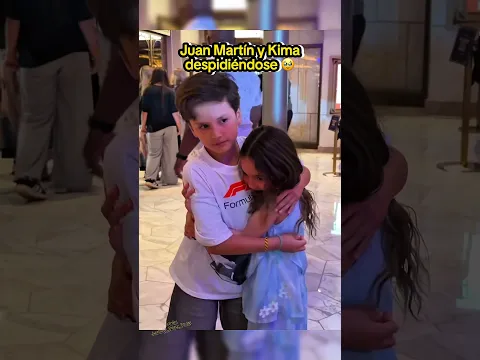 JUAN MARTÍN Y KIMA DESPIDIÉNDOSE 🥹❤️ | #jukilop #shorts #kimberlyloaiza
