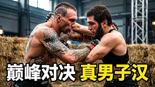 男人之间的较量，不带演的那种，胆小勿入，谢尔盖vs猩红野2 #格斗 #拳击 #拳击比赛 #裸拳 #TOPDOG