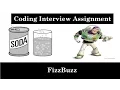 IQ 40 FizzBuzz Interview Coding Assignment