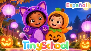 Luces y colores de Halloween | Canción infantil | TinySchool
