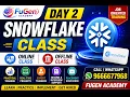 Snowflake DBT Training Online Offline in Hyderabad Day 2 Fugen Academy 9666677968