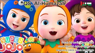 Download Surah  Al-Humazah Murottal online ustad Hanan Attaki dengan Animasi film anak MP3