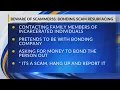 Bonding scam warning notice in Lake Charles