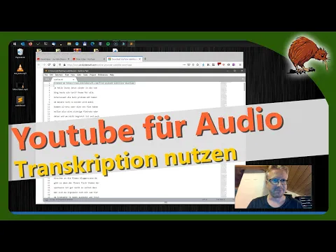 Download MP3 Youtube für Audio Transkription nutzen - Download von Untertiteln