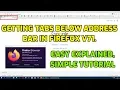 Tabs below address bar in Firefox V71 FIX short and easily explained
