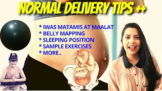 TIPS para NORMAL DELIVERY | EXERCISES for normal delivery with demo