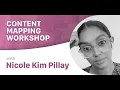 Content Mapping Workshop by Nicole Kim Pillay