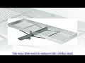 CURT 18100 60 x 20-Inch Aluminum Tray Hitch Cargo Carrier, 500 lbs Capacity, 2-in Folding Shank