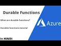 What are durable functions Azure Durable Functions tutorial Azure for Beginners In Hindi