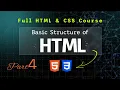 HTML CSS Course Part 4 - Understanding the Structure of a Web Page
