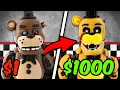 1 VS 1000 3d Printed FNAF Figures