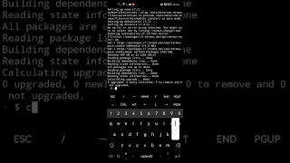 Set up Vim Git Emacs nano for Android phone