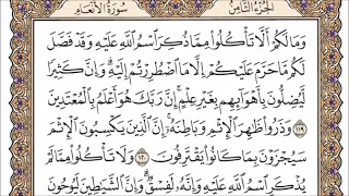 سورة الانعام الربع الأول من الجزء الثامن الشيخ أحمد العجمي دندنها