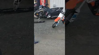 Picking up the new 2020 Husqvarna ee-5 and ktm sx e-5