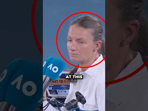 Did She Learn Her Lesson?🤔(@australianopen)