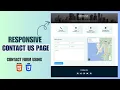 How to Make Responsive Contact Us Page Using HTML CSS Contact Us Form on Website In Hindi