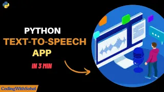 Python Text-to-Speech App In 3 min Beginner Project