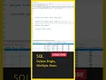 SQL Tutorial For Beginners Delete Single Multiple Rows SQL Full Course SQL In Telugu MySQL