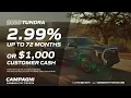 Summer Truck Deals at Campagni Carson City Toyota 2026 Tundra Tacoma