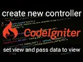 How to create controller in codeigniter create new controller in codeigniter