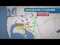 Northbound I-5 closures start as rainy weekend kicks off