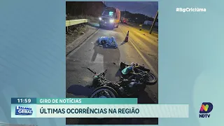 Homem morre em colisão na rodovia Giácomo Destro