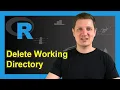 Remove Working Directory Using R Example Delete Folder with unlink Function Path recursive