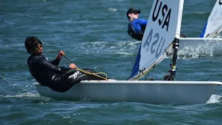 ILCA 6 Sailing Heavy Air 20-22 Knts