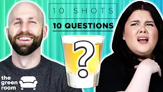 Irish People Try 10 Shots, 10 Questions w/ Aidan Greene & Laura Gough | TGR #20