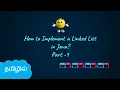Implementation of Linked List in Java - Part 1 Data Structures in Tamil Logic First Tamil