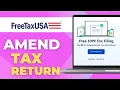 How To Amend Tax Returns On Freetaxusa 2025 Step by Step