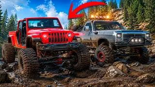 RUTA 4X4 CON SUPER TODOTERRENOS EPICOS DE SNOW RUNNER EXPLORACION POR LUGARES IMPOSIBLES !!