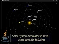 Java Solar System Simulation