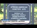 Clemson University cemetery where unmarked slave graves were found reopens