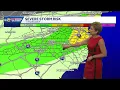Isolated severe storm threat returns to Carolinas Thursday