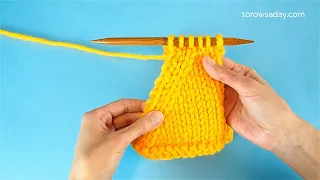 Neater Alternative to k2tog Knit 2 Together Decrease
